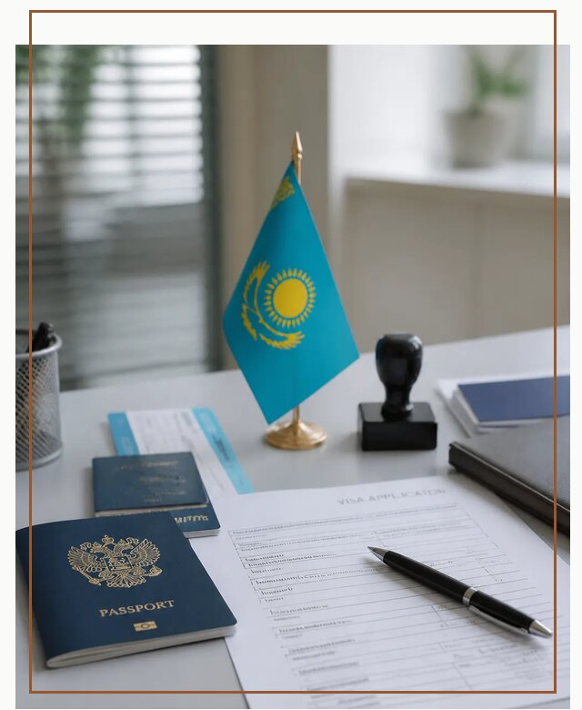 Оформление визы в Казахстан для поездки и работы в Тюмени