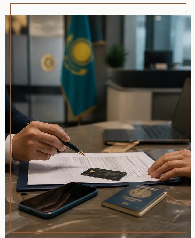 Открытие счета и банковской карты в Казахстане в Тюмени